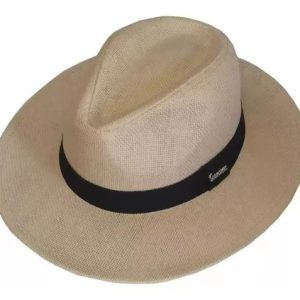 Chapéu Moda Panamá Aba Larga Casual Praia Masculino Feminino