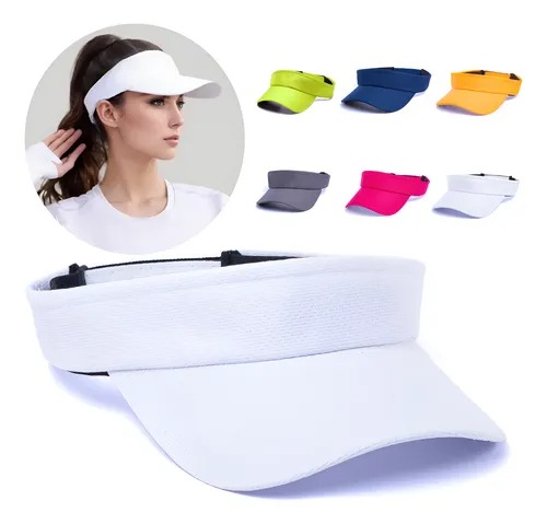 Viseira Sol Praia Verão Esporte Volei Feminina Varias Cores
