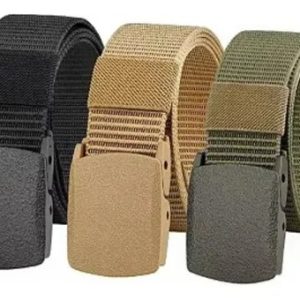 Cinto Tatico Social Anti Detector De Metal Para Viagem Cor Preto Tamanho U