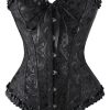 Corset Luxo Afina Corselet Corpete Espartilho Cosplay Gotico
