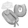 Kit Ninho Redutor + Almofada Amamentação + Mosquiteiro