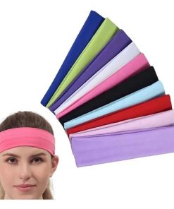 10 Faixas Para Cabelo Coloridas Handband Tamanho Único 5cm C Cor Cores Variadas