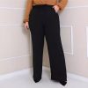Calça Pantalona Plus Size Duna Com Elastico Na Cintura