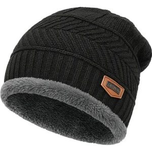 Touca Gorro Inverno Frio Masculina Feminina Forrada Pelinho