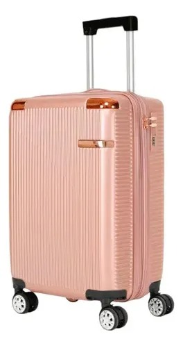 Ygm Malas Mala 2092 Rosa 55 Cm X 35cm X 25cm 10kg Polipropileno Rodinhas 360 Leva Na Cabine Do Avisão Resistente