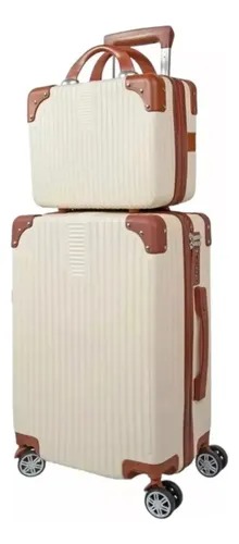 Mala De Viagem Media + Frasqueira Designer Moderno