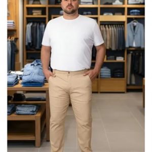 Calça Sport Fino Masculina Plus Size 50 52 54 56 Com Lycra