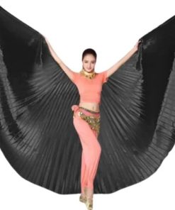 Véu Wings Asas De Isis Dança Do Ventre Com Varetas Aberto