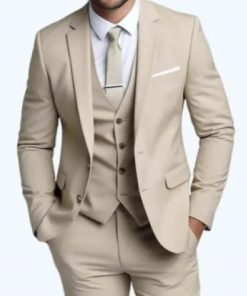 Terno Italiano Slim Bege/ Creme, Black Friday