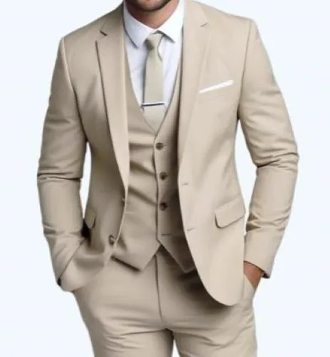 Terno Italiano Slim Bege/ Creme, Black Friday