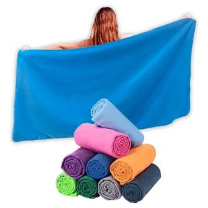 Toalha Banho Microfibra Grande Natação Praia Academia Clube