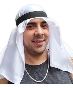 Turbante Sheik Árabe Fantasia Festa Cosplay Dubai Carnaval