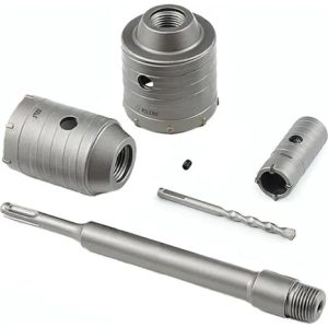 Serra Copo Concreto Haste SDS Plus 250mm Brocas 35/40/55mm Fortner