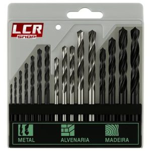 Kit Jogo Brocas Furadeira Ferro Alvenaria Madeira Videa Aço