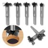 Kit Broca Fresas Forstner Madeira Dobradiça Jogo 5 Brocas 15-35mm Cietec