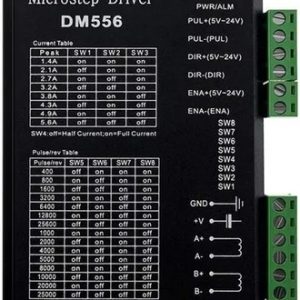 Driver Dm556 Para Motor De Passo Nema 23 5.6a