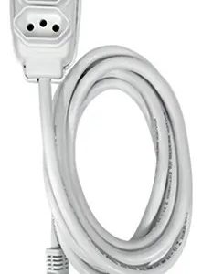 Extensão Elétrica 3 Metros 2,5mm 2p+t 20a Pp Reforçada Ilumi