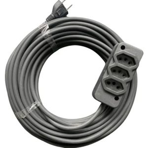 Extensão Elétrica 30m Cabo Grosso 10/20a 3 Tomadas 110/220v