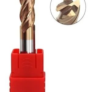 Fresa Topo Metal Duro 5mm 4 Cortes Com Cobertura Hrc55