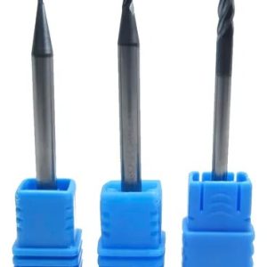 Kit Fresa Topo 1mm,2mm,3mm - 4c Metal Duro Com Tialn 45hrc