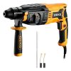 Martelete Perfurador Rompedor Combinado Impacto Potência 850W 5500bpm Isolamento Duplo Deko