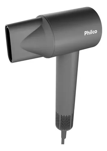 Secador De Cabelos Philco 1600w 4 Temperaturas Psc3600 Cinza