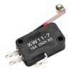 10x Chave Micro Switch Fim Curso Kw11-7-2 16a 29mm Roldana
