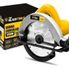 Serra Circular Elétrica The Black Tools 185mm 1100w Cor Amarelo