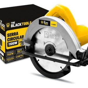 Serra Circular Elétrica The Black Tools 185mm 1100w Cor Amarelo