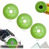 3 Discos Para Cortar Vidro Piso Cerâmica Espelho Porcelanato De 100mm 22mm Com Brinde Anel De Redução Para 20mm Para Ser