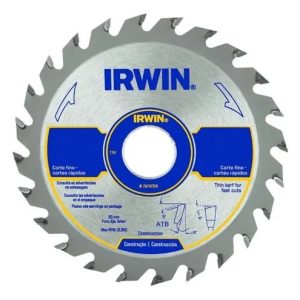 Disco Serra Circular Irwin 184mm 7.1/4 X 18 Dentes Cor Prateado